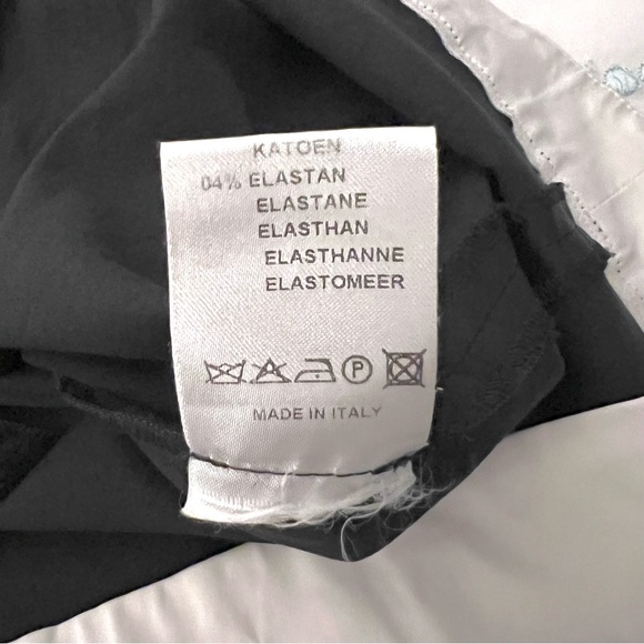 D. Exterior ⚓️ Black White Square Neck Stretchy Dress 42 - Picture 10 of 10